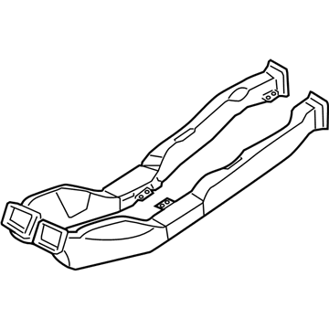 Hyundai 97020-3M000 Duct-Rear Air Ventilator, LH