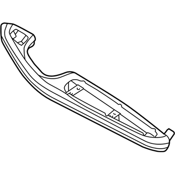 BMW 72-12-7-050-634 Armrest, Aluminium, Front Right