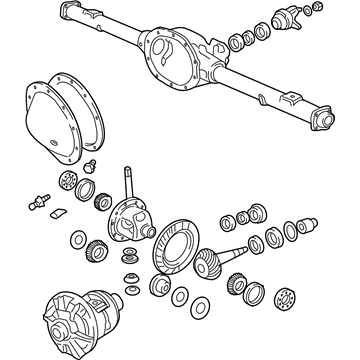 Mopar 68045277AB Axle-Service Rear