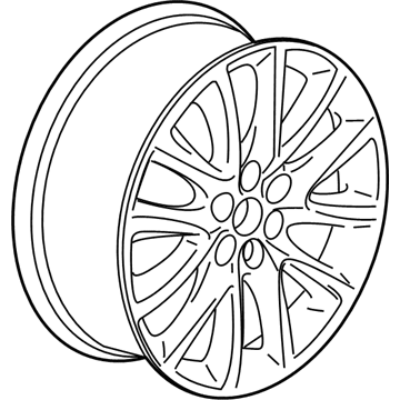 GM 84181177 Wheel, Alloy