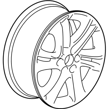 GM 84309878 Wheel, Alloy