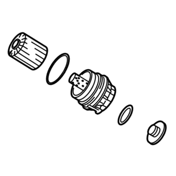 Lexus 15650-38020 Cap Assy, Oil Filter