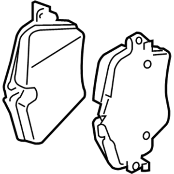 BMW 34-10-6-898-307 REPAIR KIT, BRAKE PADS ASBES