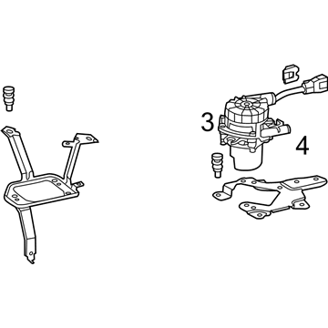 Toyota 17600-0F010 Air Injection Reactor Pump