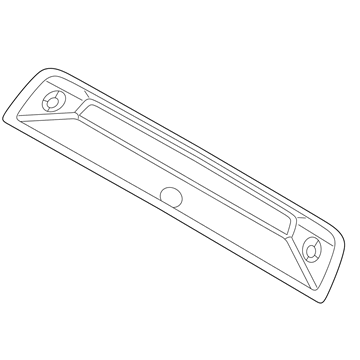 Mopar 68523968AA CENTER HIGH MOUNTED STOP