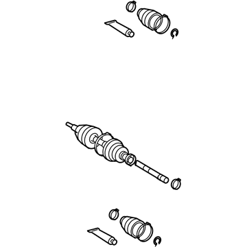 Lexus 43470-09M60 Shaft Assy, Front Drive Outboard Joint, LH