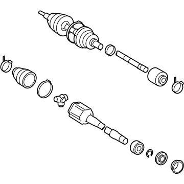 Toyota 43410-06B80 Axle Assembly