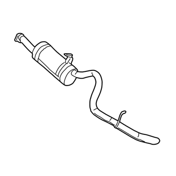 Ford 2C3Z-5230-BA Muffler