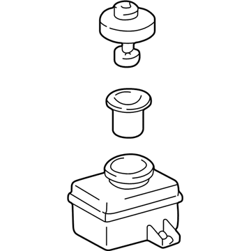 Lexus 47220-48010 Reservoir Sub-Assy, Brake Master Cylinder