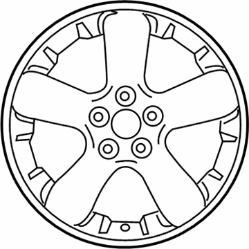 Lexus 42611-48780 Wheel, Disc