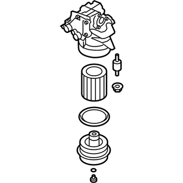 BMW 11-42-7-837-710 Oil Filter With Oil Cooler Connection