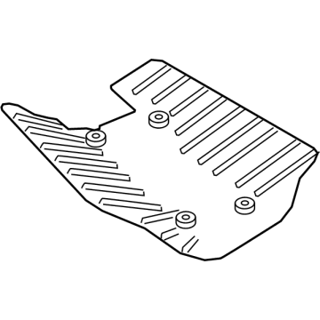 BMW 33-30-6-877-043 Aero Cover Panel, Rear Left