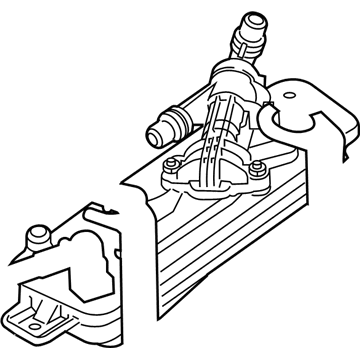 BMW 17-21-7-640-834 Transmission Oil Cooler