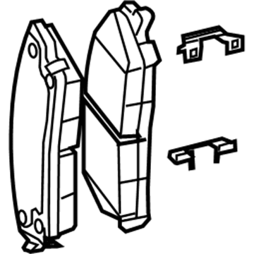 Mopar 5142558AC Pad Kit-Front Disc Brake