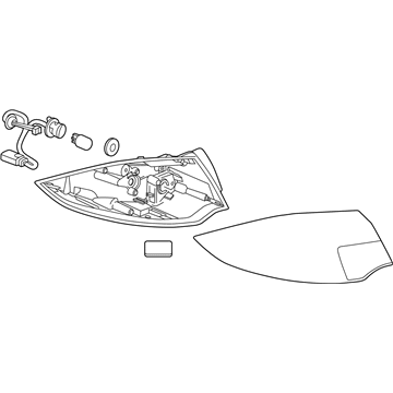 GM 39125833 Tail Lamp Assembly