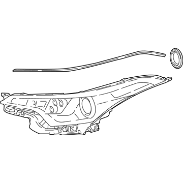 Toyota 81170-10A00 Composite Headlamp