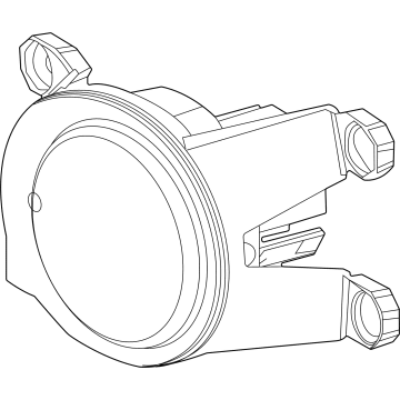 Lexus 81220-12240 Lamp Assy, Fog, LH