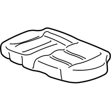 Honda 81731-S9V-A35ZB Cover, Driver Side Middle Seat Cushion Trim (Gray) (Leather)