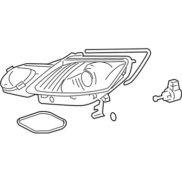 Lexus 81140-30B50 Headlamp Unit Assembly, Right