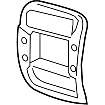 Ford 5L5Z-1004302-FAA Center Bezel