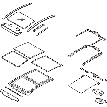 Kia 81600D4010BGA Sunroof Assembly