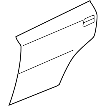 Hyundai 77121-1E010 Panel-Rear Door Outer, RH