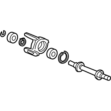 Honda 44500-SVB-A00 Shaft Assembly, Half