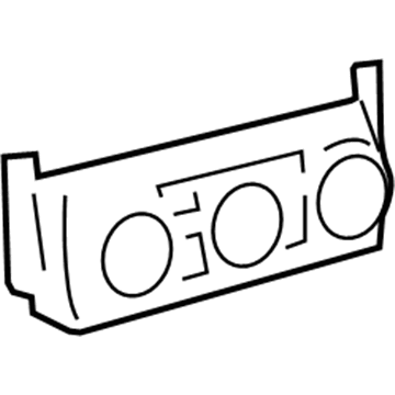 GM 20787112 Heater Control Assembly