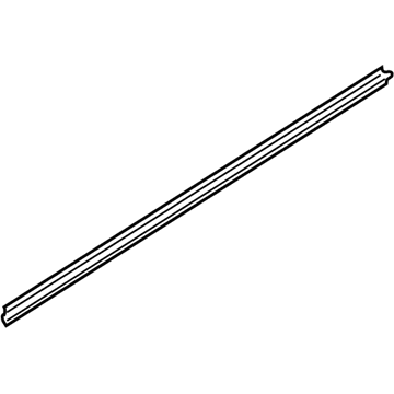 BMW 51-33-7-046-105 Channel Cover, Exterior, Door, Front Left
