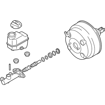 Kia 585002J050 Booster & Master Cylinder