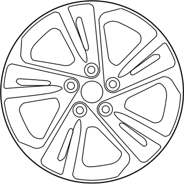Hyundai 52910-F2400 Aluminium Wheel Assembly