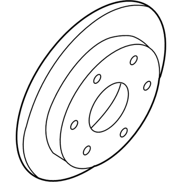 Nissan 43206-EA000 Rotor-Disc Brake, Rear