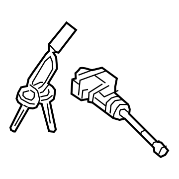 Hyundai 81970-AAA00 Key Sub Set-Door, Lh