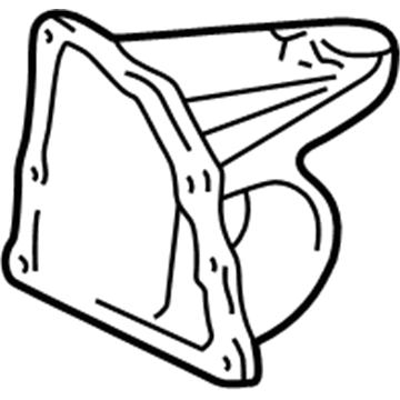 Lexus 12321-20060 Bracket, Engine Mounting, Rear(For Transverse Engine)