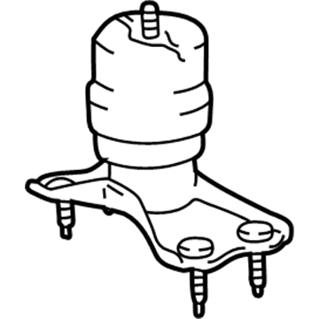 Lexus 12371-20060 INSULATOR, Engine Mounting