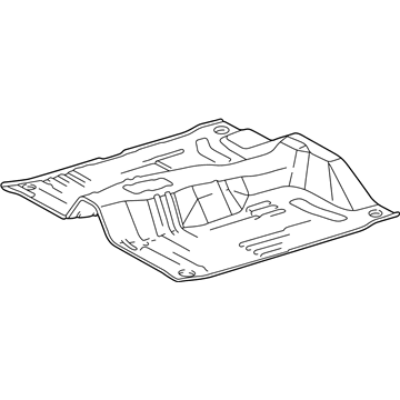 Toyota 58111-04080 Pan, Front Floor
