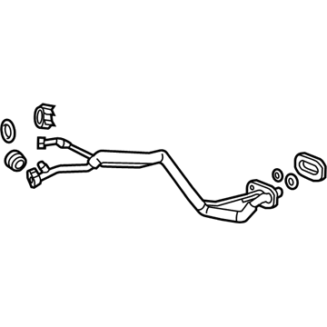 Acura 80320-TY3-H01 Pipe Assembly, Air Conditioner