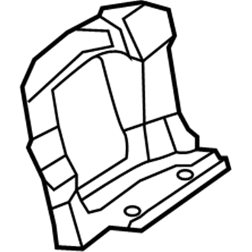 BMW 51-22-7-332-267 Sound Cover, Door, Left