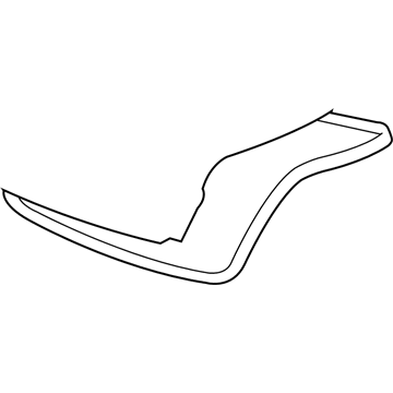 Honda 74865-TA1-J01 Weatherstrip, Trunk Lid