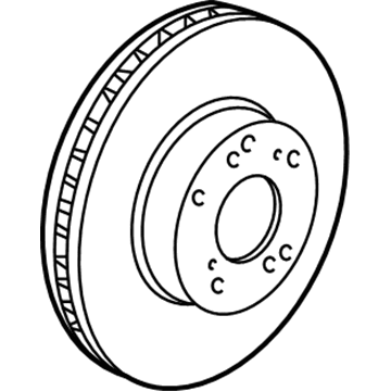 Acura 45251-TA6-A00 Disk, Front Brake