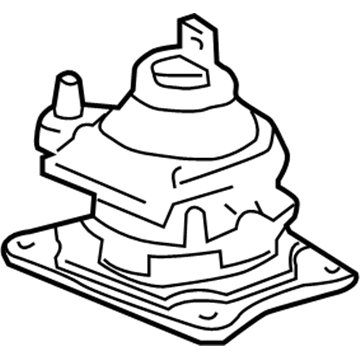 Acura 50810-SDA-E11 Rubber, Rear Engine Mounting (Mt)