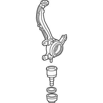 Honda 51215-TP6-A00 Knuckle, Left Front