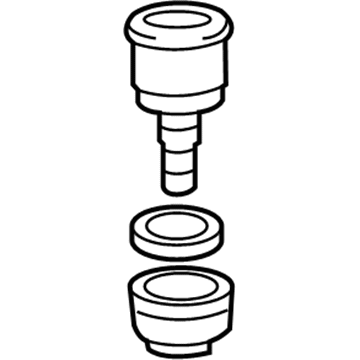 Acura 51220-TA0-A02 Joint, Front Ball (Lower)