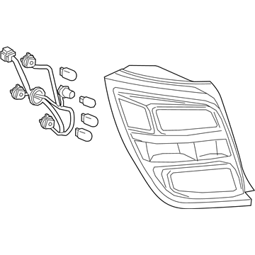 GM 42652055 Tail Lamp Assembly