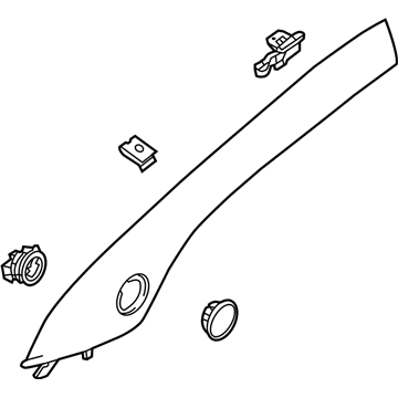 GM 42742647 Weatherstrip Pillar Trim