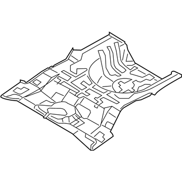 Kia 655112F010 Panel-Rear Floor