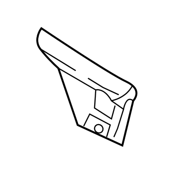 BMW 51-43-7-456-903 RAMP C-PILLAR LEFT