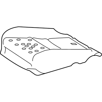 Lexus 71511-78080 Pad, Front Seat Cushion