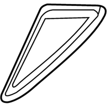 Acura 73491-TX6-A01 Seal, Left Rear Door Quarter
