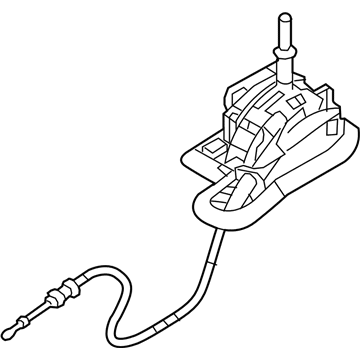 BMW 25-16-8-624-168 Automatic Transmission Gear Shift